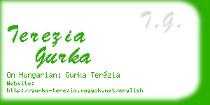 terezia gurka business card